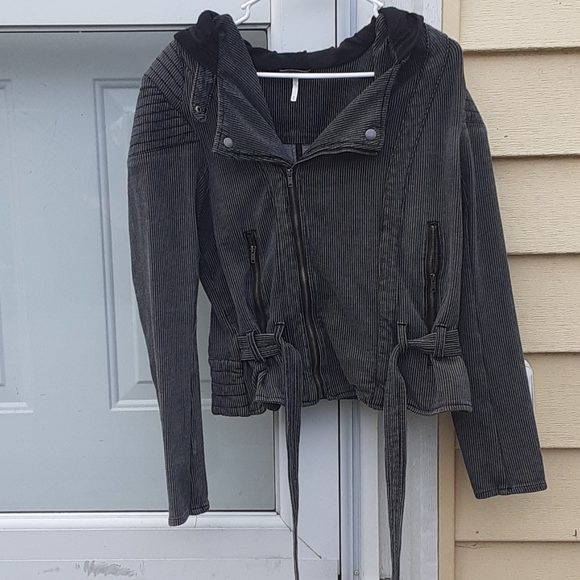 Free People Moto Style Jacket - M - EUC - Picture 6 of 7